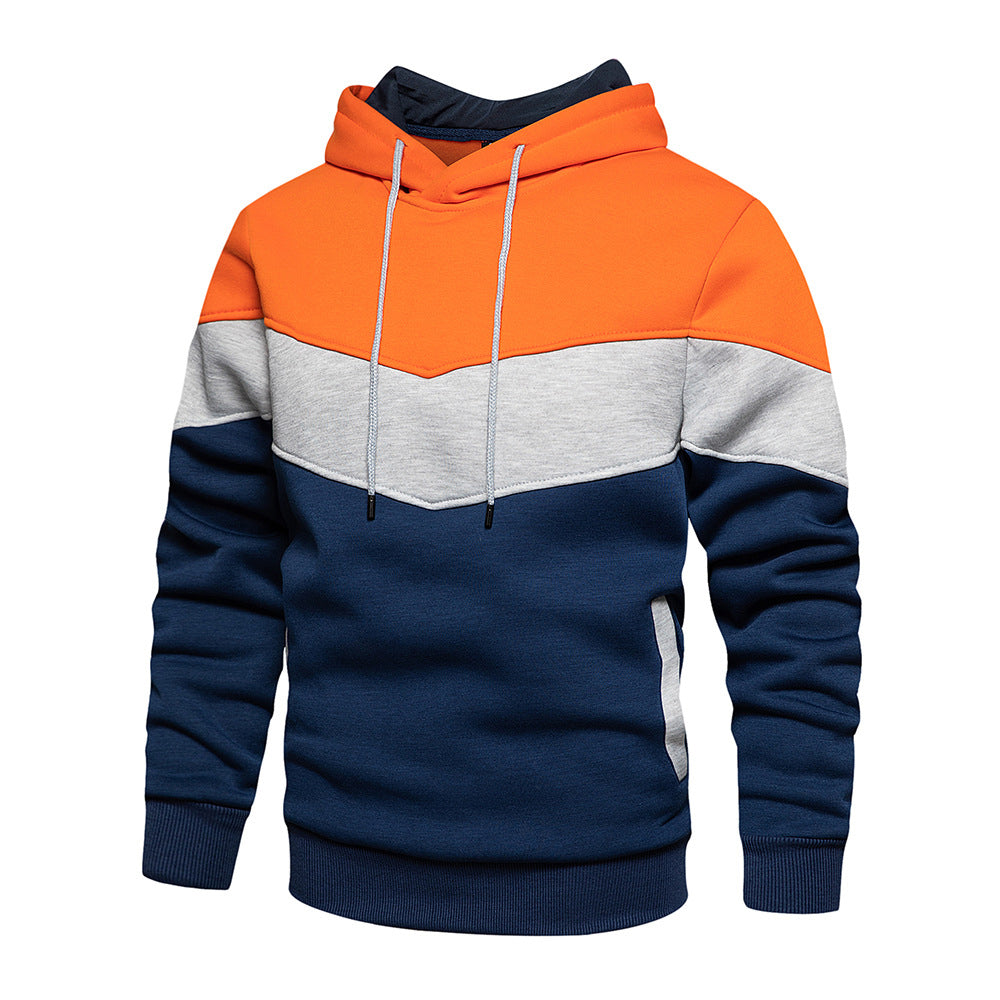 Couple's Fashion Colorblock Fleece Sweatshirt