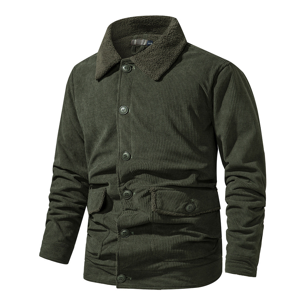 Men's Corduroy Sherlock Lapel Loose Jacket