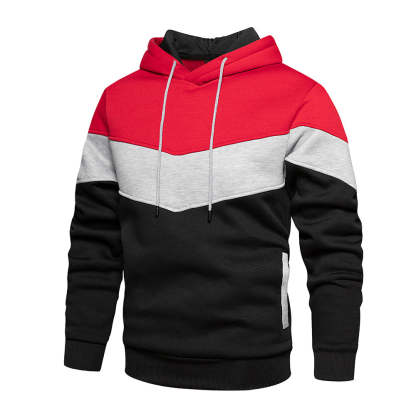 Couple's Fashion Colorblock Fleece Sweatshirt
