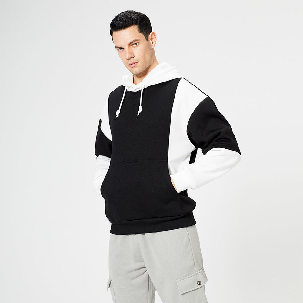 New Fashion Colorblock Men's Trendy Hoodie